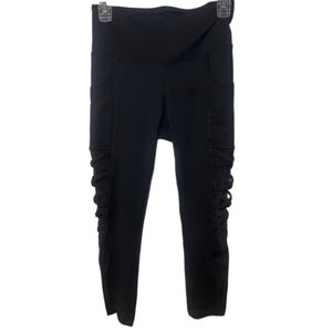 Balance Collection Black Leggings with Pockets Size S